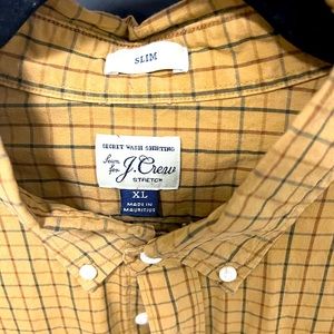 J crew slim mens shirt Size XL